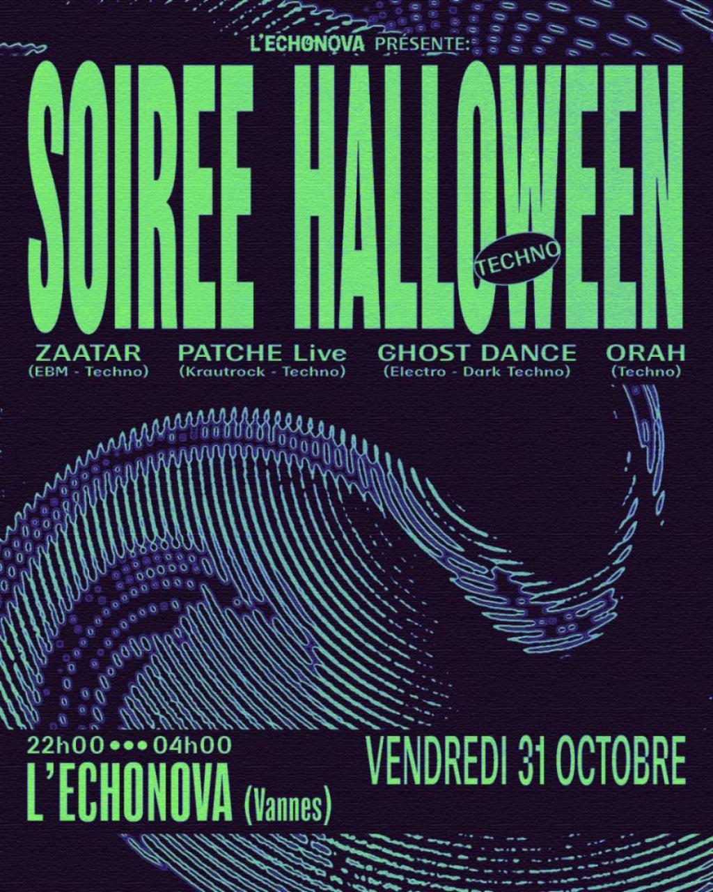 Image de l'artiste Soirée Halloween : ZAATAR + PATCHE (live) + GHOST DANCE + ORAH