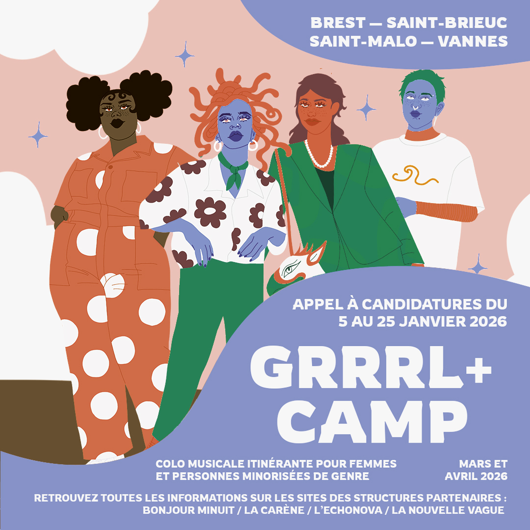 Image de l'artiste Candidatez au Grrrl+ Camp jusqu&rsquo;au 25 janvier